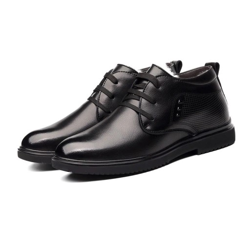 Zapatos de cuero con cordones para hombre