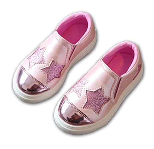 Zapatos de niña con estrellas