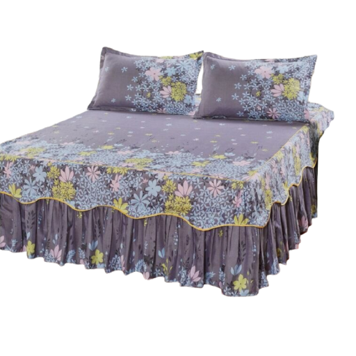 Zarzuć łóżko z poszewkami na poduszki 200 x 220 cm