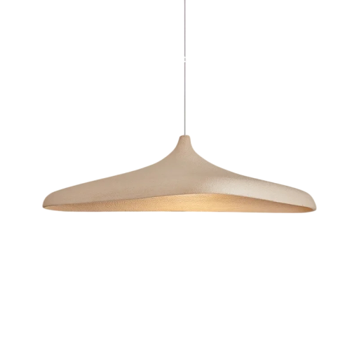 Závesné svietidlo japonský štýl plochý tanier 80 x 42 x 22 cm základňa 12 cm kábel 150 cm polymér kov LED 40 W teplé biele 3000 K E27