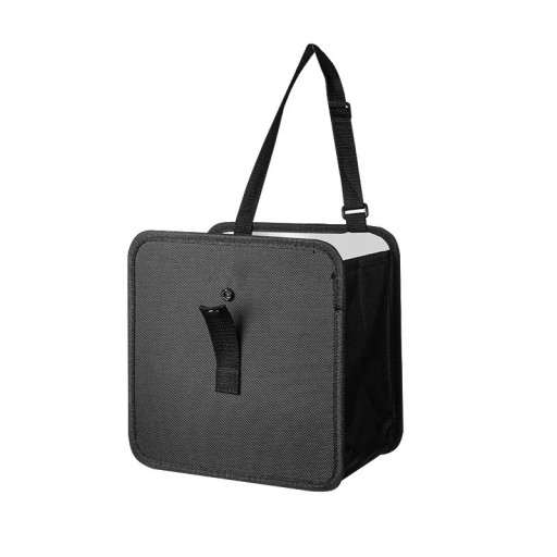 Závěsný odpadkový koš do auta 23 x 22,5 x 14 cm skládací voděodolný organizér na sedadlo interiéru vozidla