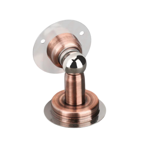 Zăvor de ușă magnetic din oțel inoxidabil Suport de perete pentru uși Forță magnetică puternică Montaj cu bandă adezivă sau șuruburi Instalare ușoară