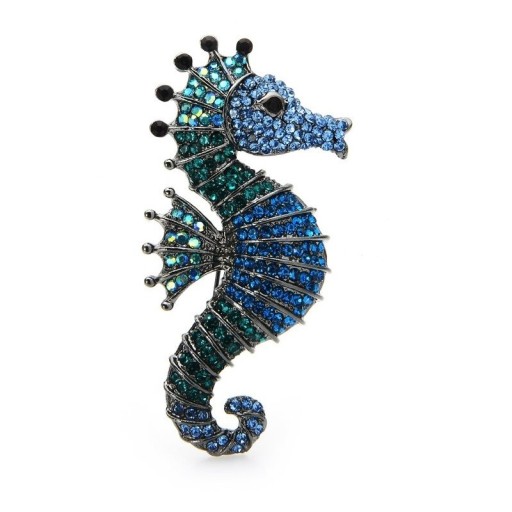 Zeepaardje broche
