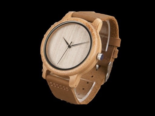 Zegarek unisex - drewno bambusowe