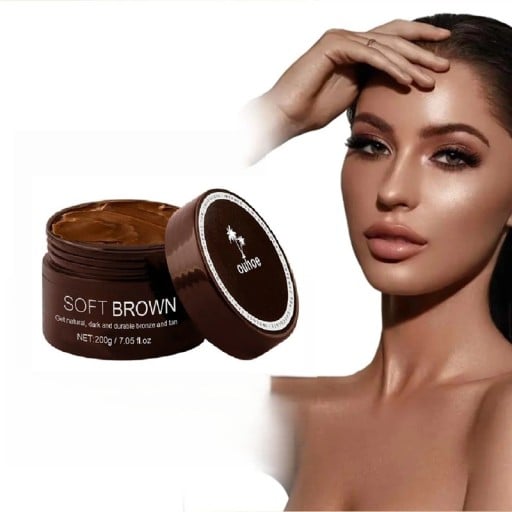 Zelfbruinende crème Voor intense streakvrije tanning 200 g Met kokosolie en sheaboter Bronskleurige huid Voor alle huidtypes