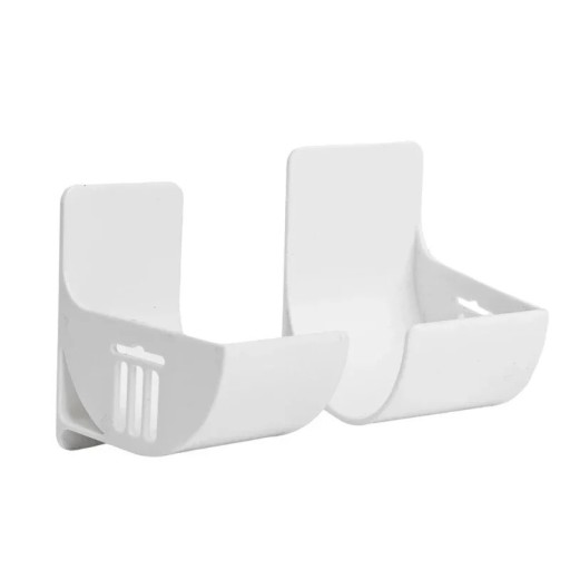 Zelfklevende plastic organizer voor vuilniszakken, praktische vuilniszakhouder voor in de keuken, eenvoudige installatie, 1 paar