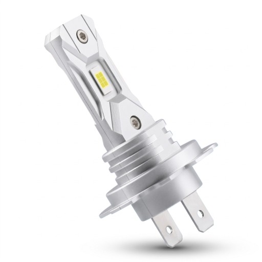 Zestaw 2 szt. LED żarówek samochodowych LupuAuto H7 18 000 lm 6000 K Białe światło Bez wentylatora Wymiary 8 x 7 x 4 cm Do reflektorów samochodowych