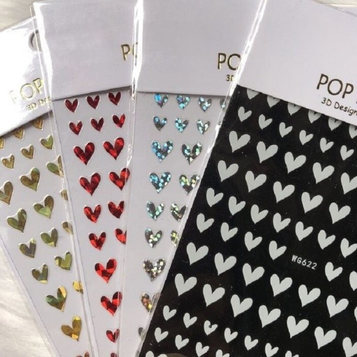 Zestaw 4 naklejek na paznokcie