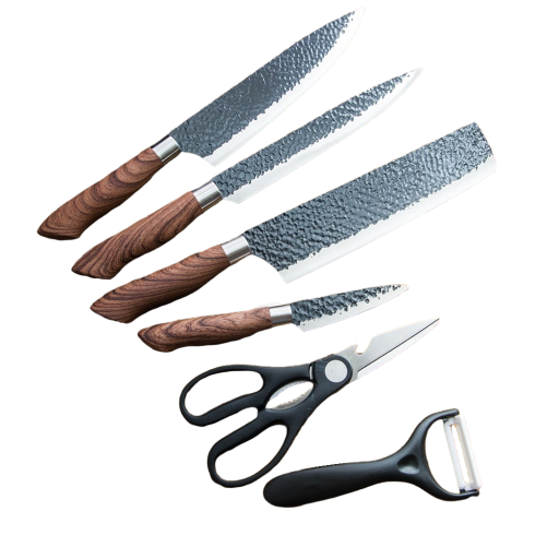 Zestaw 6 noży kuchennych