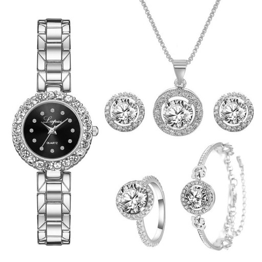 Zestaw damskich zegarków i biżuterii