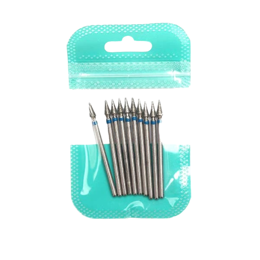 Zestaw frezów i pędzli do manicure 10 szt