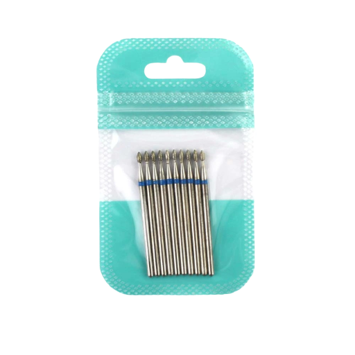 Zestaw frezów i pędzli do manicure 10 szt