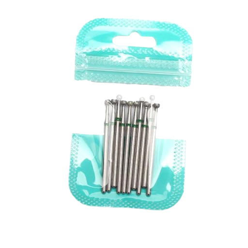Zestaw frezów i pędzli do manicure 10 szt