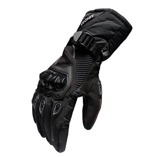 Zimné motocyklové rukavice SUOMY pánske teplé nepremokavé vetruodolné rukavice s dotykovou funkciou Motorkárske rukavice 100% polyester