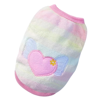 Zimní obleček pro psa velikost XL 50 cm hrudník 40 cm záda Teplý overal v pastelových barvách Pohodlné zimní oblečení pro psy 4.5–6 kg