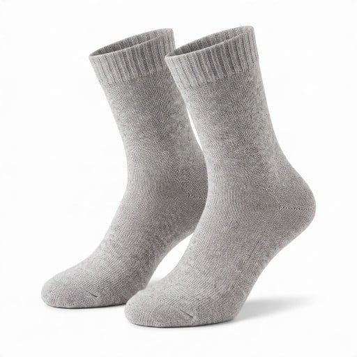 Zimowe wełniane skarpetki 1 para Unisex EU 38-43 Grube termo skarpetki z frotte wewnątrz Ciepłe skarpetki na mróz i do domu