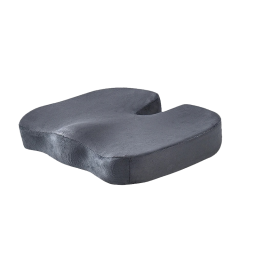 Zitkussen van traagschuim Zitkussen van traagschuim Velours hoes Voor heupondersteuning Massagekussen 45 x 35 x 7 cm