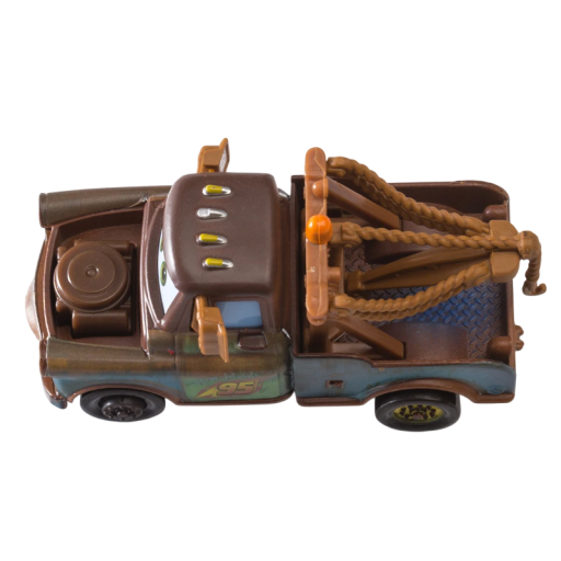Zliatinové autíčko 1:55 Disney Pixar Autá 3 Burák Tow Mater Kovový model pre deti Detailná zmenšenina Zberateľská hračka Vozidlo z filmu