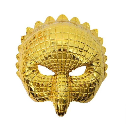 Złota zwierzęca plastikowa maska na twarz z regulowanymi gumkami Kostium Halloween Cosplay dodatek na bal maskowy