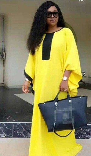 Żółta sukienka maxi