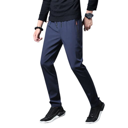 Zomer heren snel drogende broek Sport slim fit broek voor hardlopen, wandelen, training, ademende dunne broek voor warm weer