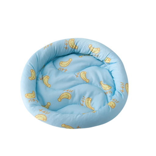 Zomer koelbed voor hamsters Blauwe ronde onderlegger huis voor in de kooi Diameter 21 cm Aluminium oppervlak tegen oververhitting van het huisdier
