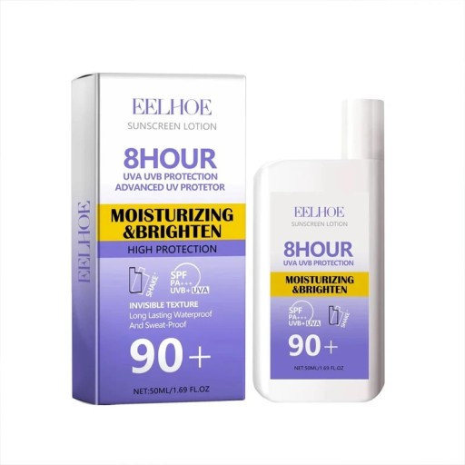Zonnebrandcrème SPF 90+ 50 ml UV bescherming UVA UVB PA+++ hydraterend verhelderend voor gezicht en lichaam lichte textuur niet-irriterend waterbestendig