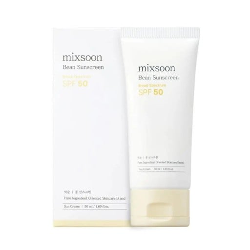 Zonnebrandcrème voor het gezicht SPF 50 met bonen 50 ml Bescherming van de huid met een breed spectrum Lichte textuur Voor dagelijks gebruik