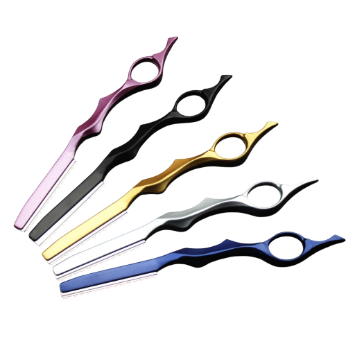 Ztenčovacia kadernícka britva na vlasy 15 cm Hliníková barber razor Texturovacia britva pre prestrihávanie vlasov a styling účesu
