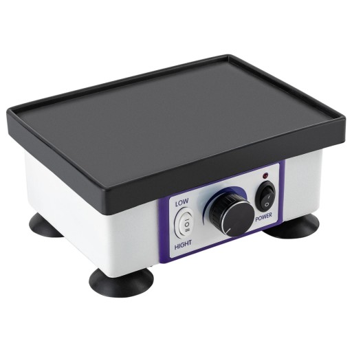 Zubní laboratóriumi vibrációs készülék 120 W folyamatos intenzitás-szabályozással 20,7 x 10,5 x 9,4 cm Fehér-fekete Gipszmodellekhez és hab eltávolításához