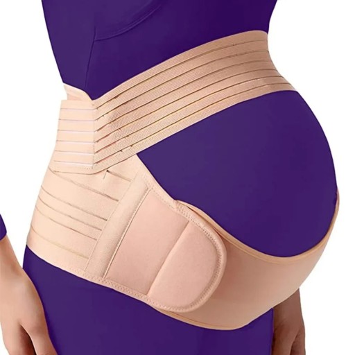 Zwangerschapsondersteunende band voor buik en rug Verstelbare zwangerschapsband Zwangerschapsbuikbrace Taille- en rugondersteuning Elastische buikband voor zwangere vrouwen