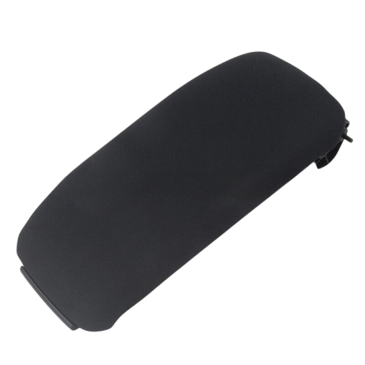 Zwarte armsteun Vervangende hoes voor Audi A3 A3 8P 2003–2012 Textiele oppervlakte met ABS basis Eenvoudige montage autoaccessoires