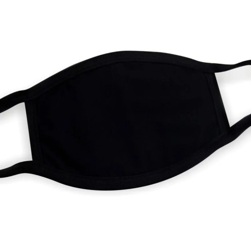 Zwarte katoenen winter warme halfgezichtsmasker Unisex verdikte mondmasker Bescherming tegen kou, wind en stof Comfortabel dragen