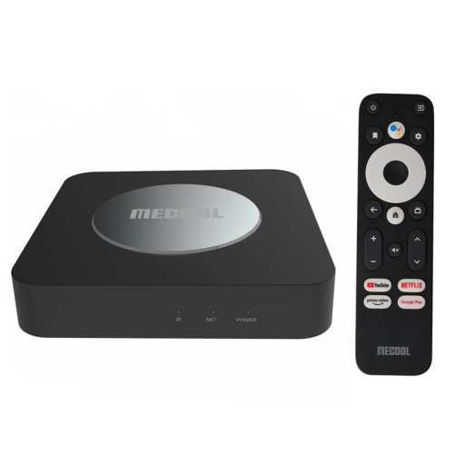 Zwarte TV box Android 11 streaming mediaspeler 4K UltraHD 2+16GB HDMI WiFi 2.4G 5G Bluetooth USB Google spraakbesturing