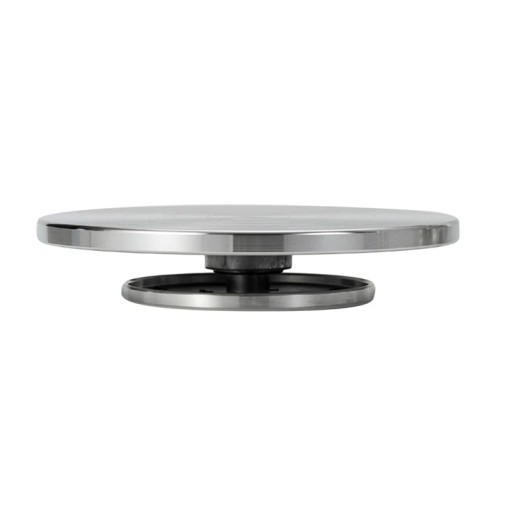 Zweiseitige Aluminium-Drehscheibe 25 cm Skulpturplattform für Keramik Töpferscheibe Lazy Susan Werkzeug zur Modellierung von Ton