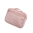 14 hüvelykes átlátszó oldalsó zsebes MacBook iPad tok 35x26cm rózsaszín
