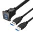 2x mufa USB cu cablu 2