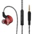 3,5 mm-es fülhallgató K1652 piros