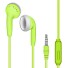 3,5 mm-es fülhallgató K1805 zöld
