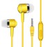 3,5 mm-es fülhallgató  K2023 sárga