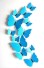 3D Butterfly fali dekoráció - 12 db 4