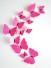 3D Butterfly fali dekoráció - 12 db 7