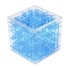 3D labyrint kostka modrá