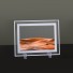 3D obraz z pohyblivého piesku hranatý oranžová