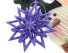 3D-s karácsonyi csillag lila