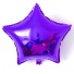 5 ks Balónků - hvězda ve více barvách fialová