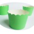 50 db pasztell cupcake kosarak zöld
