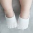 50 de perechi - Șosete pentru copii scurte alb