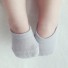 50 párov - Detské ponožky krátke sivá
