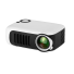 A2000 mini projektor hordozható házimozi kompakt projektor LED projektor 13,5 x 9,7 x 5 cm 4K HDMI port fehér
